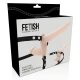 HAMNESS FETISH PENTRU SUBMISIVI - VIBRATOR CU PENETRARE DUBLĂ, Roz/Negru