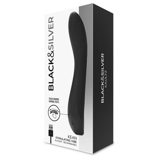 Vibrator Tip Produs Kean, Negru & Argintiu