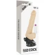 Vibrator Realistic - Cu Telecomandă, Natural, 19.5 cm -O- 4 cm