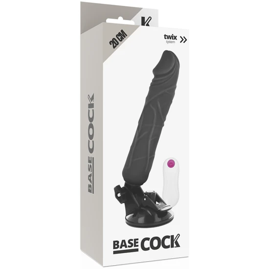 Vibrator Realistic - Negru, 20 cm.