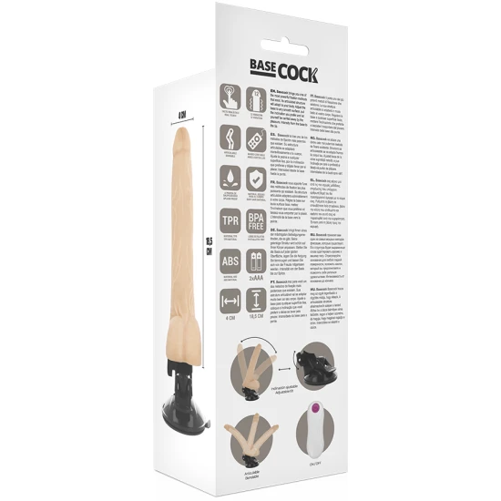Dildo Realistic Articulabil - Vibrator, Flesh, 18.5 cm