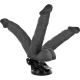 Dildo Articulat - Realist, Negru, 20 cm.