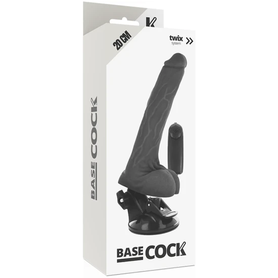 Vibrator Realistic - Negru, 20 cm.