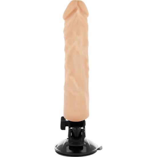 Vibrator Realistic - Control de la Distanță, Flesh, 21 cm -O- 4 cm