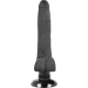 Vibrator penis realist din TPE, negru, 18.5 x 4 cm