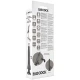 Vibrator penis realist din TPE, negru, 18.5 x 4 cm