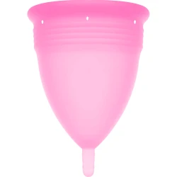 STERICUP - Cupă menstruală din silicon FDA, Roz - Dimensiunea L