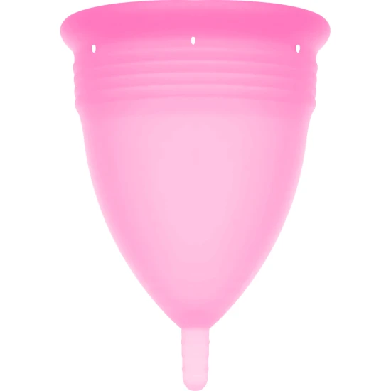 STERICUP - Cupă menstruală din silicon FDA, Roz - Dimensiunea L