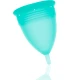 Cupă menstruală din silicon FDA, Aquamarine, mărimea L