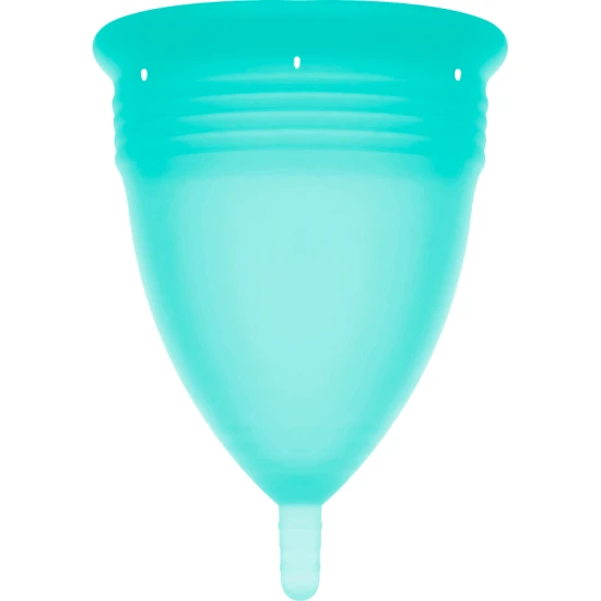 Cupă menstruală din silicon FDA, Aquamarine, mărimea L