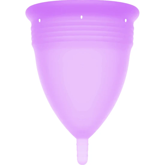 Cupă menstruală din silicon FDA, Violet - Dimensiunea L