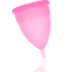 Cupă menstruală din silicon FDA, Roz - Mărimea S