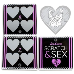 Joc de răzuit & sex pentru cupluri, poziții lesbiene, multicolor