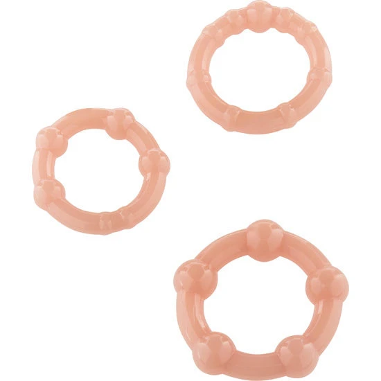 Set Inele Penis - Trei Dimensiuni, Culoarea Pielii