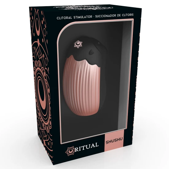 Stimulator Clitoral Rithual Shushu 2.0 - Tehnologie Spectaculoasă, Negru, Unică