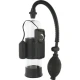 Pompă de erecție pentru penis cu vibrator, Negru