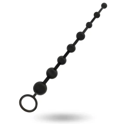 Lanț bile anale, 29 cm, Negru