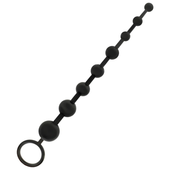 Lanț bile anale, 29 cm, Negru