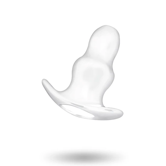 Dilatator anal din TPE, transparent, 7 cm