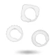 Set inele C, transparent