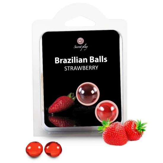 2 bile braziliene, aromă de căpșuni