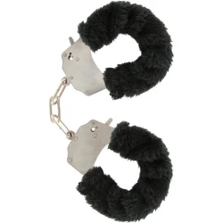 FURRY FUN CUFFS BONDAGE - Negru