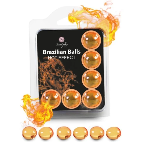 Set 6 bile braziliene cu efect de căldură