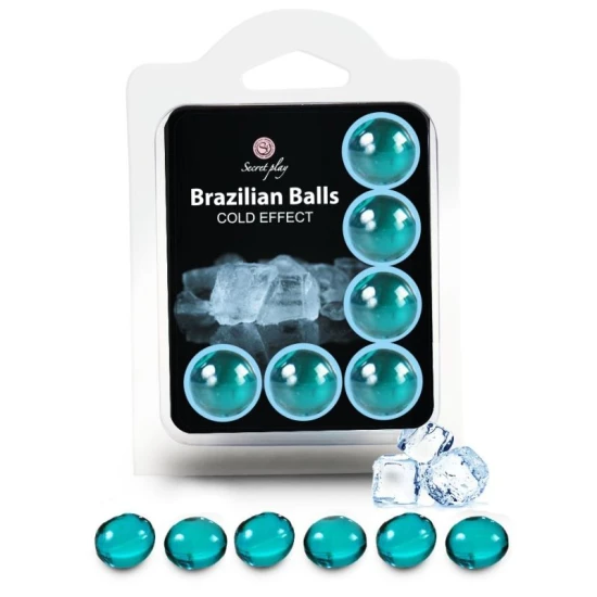 Set 6 bile braziliene, efect rece