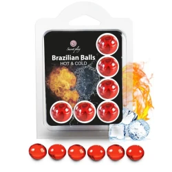Set sexy Brazilian Balls - Efect Cald și Rece, Transparent, Unică