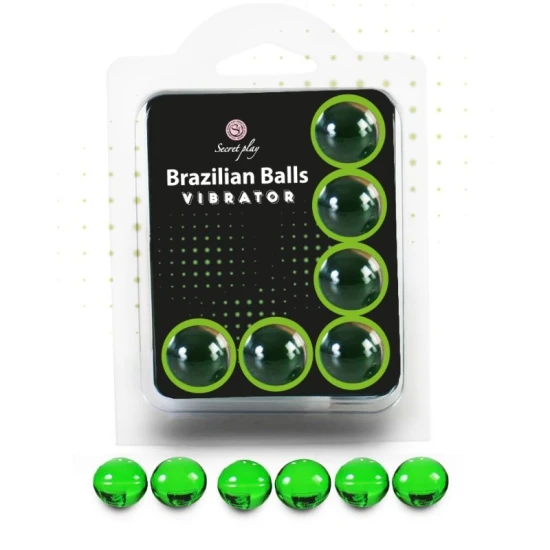 Set 6 bile braziliene vibrator, Roz