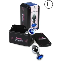 Plug Anal Secretplay, Size L, Albastru