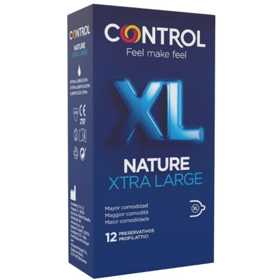 CONTROL - Prezervative Model Adapta Nature XL, Transparent