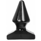 Plug anal - Conic, Negru, 17 cm