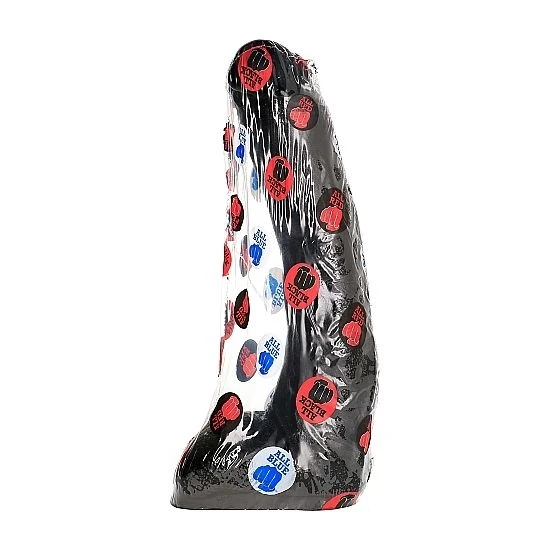 DILDO - Negru - 29 cm curbat