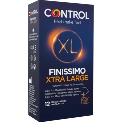 CONTROL - Prezervative Finissimo XL, 12 bucăți
