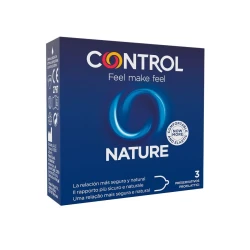 CONTROL - Adaptă Nature Prezervative, 3 bucăți