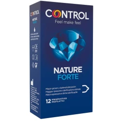 CONTROL FORTE - Prezervativ, Negru