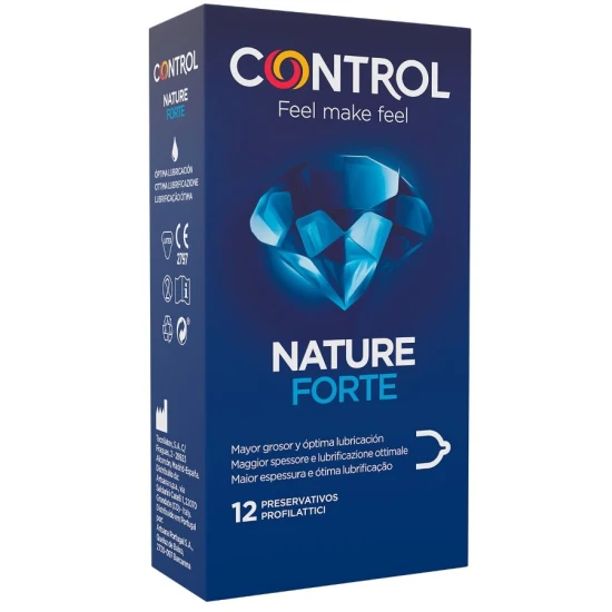 CONTROL FORTE - Prezervativ, Negru