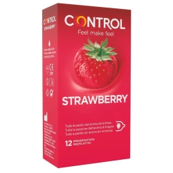CONTROL - Prezervative, aromă căpșuni