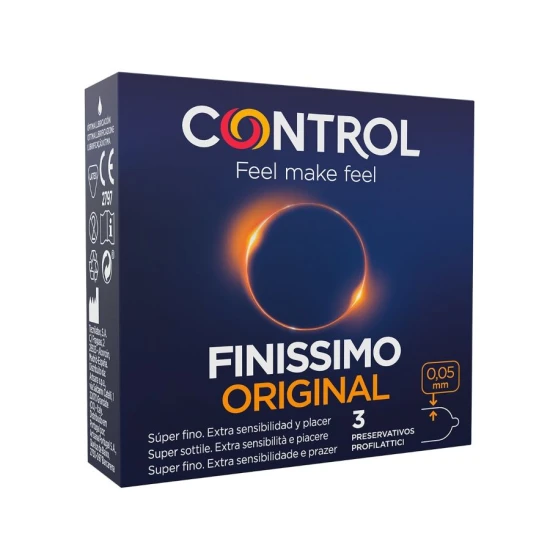 Control - Prezervative Finissimo, 3 bucăți