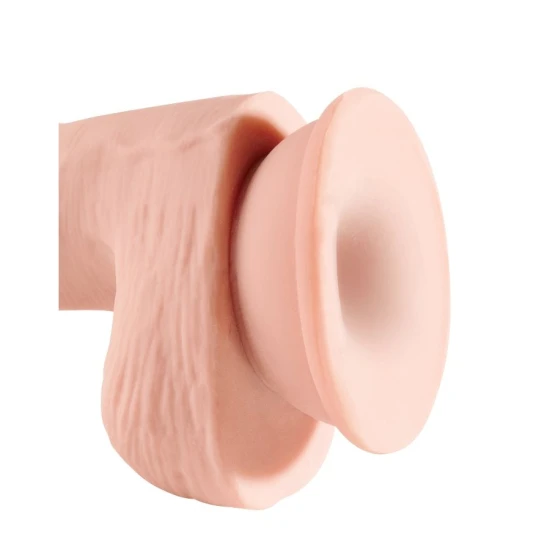 DILDO TRIPLU DENSITATE - 19 CM Negru