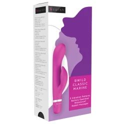 Vibrator Iepuraș B Swish Bwild Classic Marine, 5 Funcții, 2 Motoare, Rezistent La Apă, Cireașă