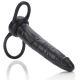 Dildo fără centură pentru penetrare dublă negru