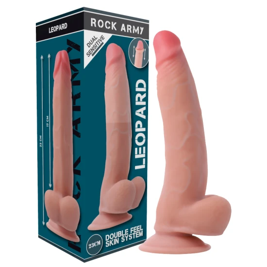 ROCKARMY - DILDO Model, Leopard, 23 cm, 4.77 cm