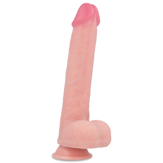 ROCKARMY - DILDO REALIST DIN SILICON LICHID, KINGCOBRA, 24 CM, Culoare naturală