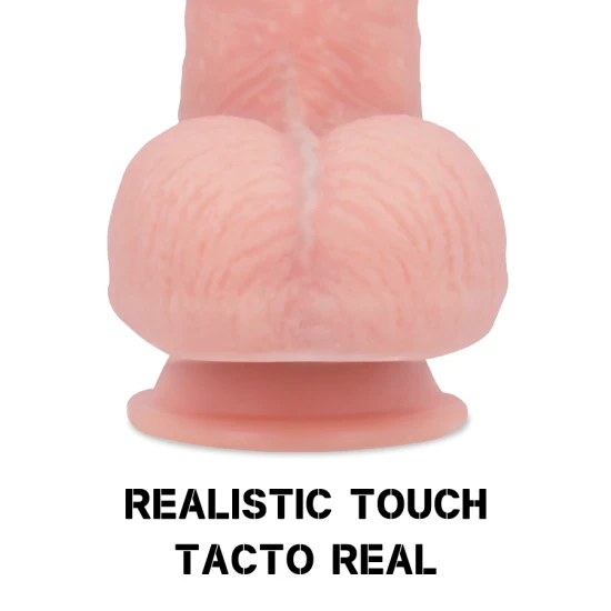ROCKARMY - DILDO REALIST DIN SILICON LICHID, KINGCOBRA, 24 CM, Culoare naturală