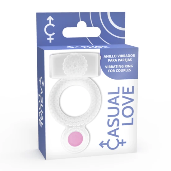 Inele vibrante - Model dublu, transparent