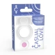 Inele vibrante - Model dublu, transparent