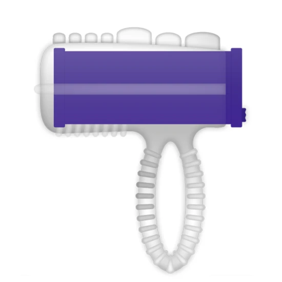 Inel vibrator cu limbă, Violet