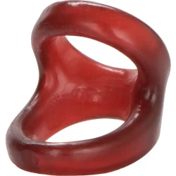 Inel Dublu Stretch Enhancer - Snug Tugger, Roșu, Mărime Unică